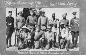 Salonika Allied Comrades in Arms (© IWM Q 67857)