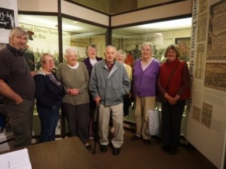 Members of Langtree History Group visit North Devon Museum's World War I gallery 29.6.17 (© North Devon Museums Service)