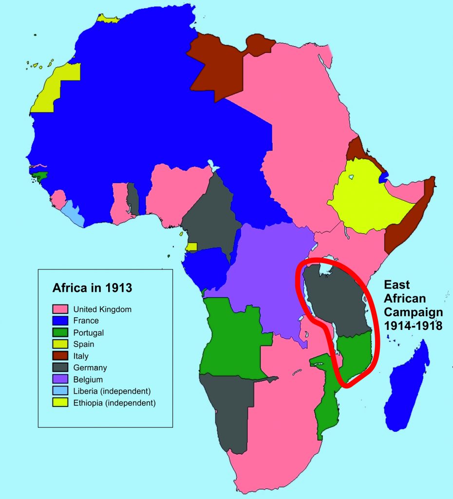East Africa Campaign and colonial Africa - Away from the Western Front