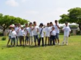 27. A visit to the CWGC in Gaza by an educational summer camp in coordination with Gaza Municipality (Photo courtesy of CWGC)