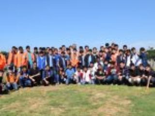 32. A cultural and educational visit by a local high school in Gaza (Photo courtesy of CWGC)